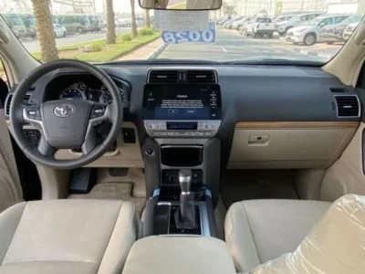 2022 Toyota Prado VXR 2.7 Litres 4 Cylinders Petrol Engine Black Beige SUV GCC