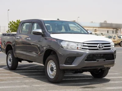 2025 Toyota Hilux 2.8-liter 4 turbocharged Diesel Engine Grey Black Pickup Truck GCC