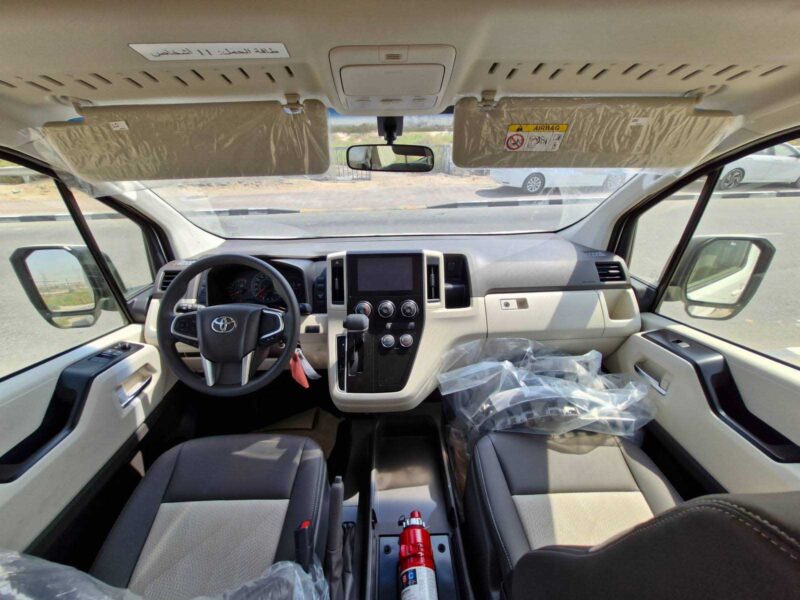 2026 Toyota Hiace Passenger Van High Roof 3.5-liter V6 Petrol Engine White Beige Van GCC