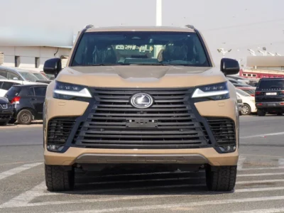 2025 Lexus LX 600 3.5 Litres V6 Petrol Engine Beige Grey SUV Automatic GCC Specs