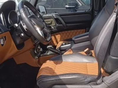 2015 Mercedes-Benz G 63 AMG 5.5-liter V8 Biturbo Engine Black Tan SUV GCC Specs