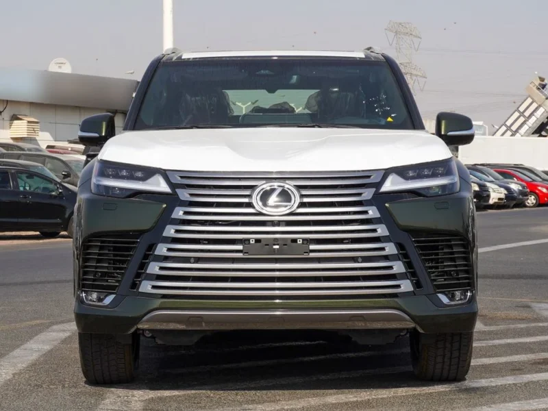 2025 Lexus LX 700h 3.5 Litres V6 Hybrid Engine Green Red SUV Automatic GCC Specs