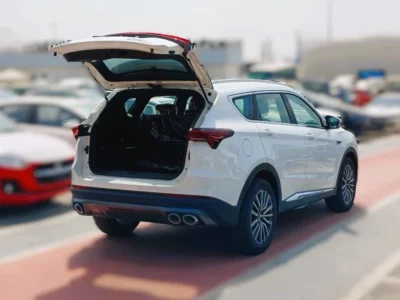 2024 Jetour X70 Plus Comfort 1.6L Turbocharged 4-cylinder Engine White Red SUV GCC