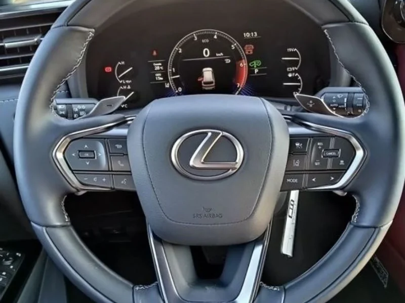 2022 Lexus LX600 Signature 3.5 Litres 6 Cylinders Petrol Engine Black Red SUV GCC