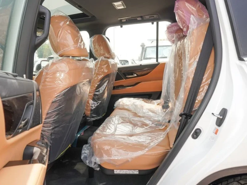 2025 Lexus LX 700h 3.5 Litres V6 Hybrid Engine White Tan SUV GCC Specs Automatic