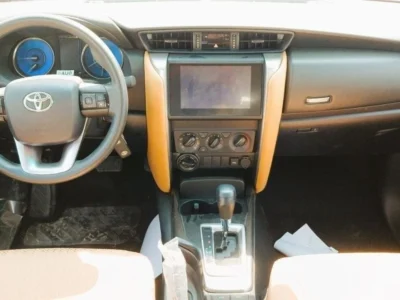 2025 Toyota Fortuner 2.7 Liters 4 Cylinders Diesel Engine White Tan SUV GCC Specs