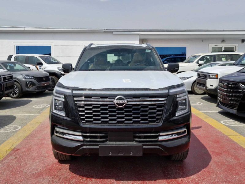 2026 Nissan Patrol LE Platinum City 3.5L V6 Twin-Turbocharged Petrol Engine Black Tan SUV