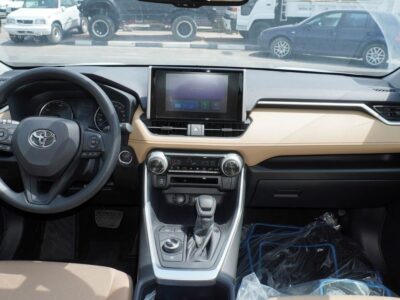 2025 Toyota RAV4 HEV 2.5L 4 Cylinders Hybrid Engine Grey Beige SUV GCC Specs