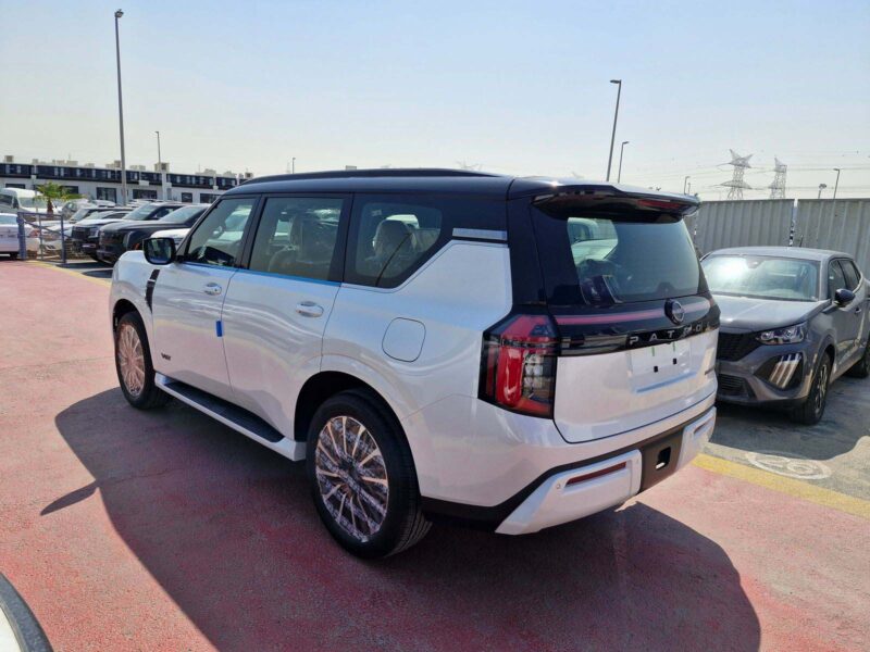 2026 Nissan Patrol LE Platinum City 3.5L V6 Twin-Turbocharged Petrol Engine White Tan SUV