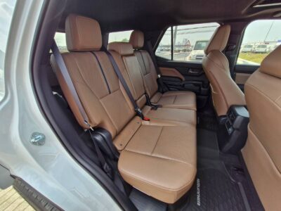 2026 Toyota 4Runner Limited 2.4L turbocharged i-FORCE 4-cylinder Engine White Brown SUV