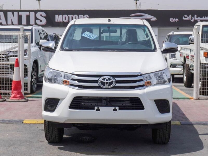 2025 Toyota Hilux GLX 2.4L 4 Cylinders DIESEL Engine White Black Pickup Truck GCC Specs