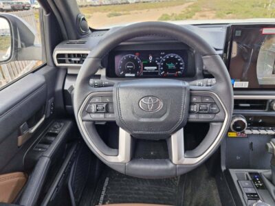 2026 Toyota 4Runner Limited 2.4L turbocharged i-FORCE 4-cylinder Engine White Brown SUV