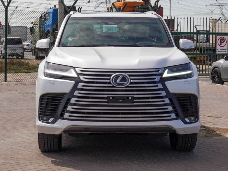 2025 Lexus LX 600 3.5 Litres V6 Petrol Engine White Tan SUV GCC Specs