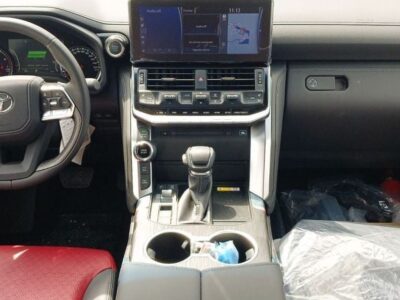 2024 Toyota Land Cruiser 300 VXR 3.5-liter twin-turbo V6 Engine Black Red SUV GCC Specs