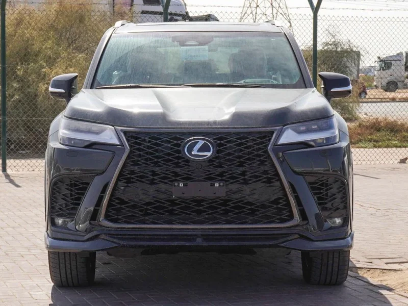 2025 Lexus LX 600 FSport 3.5 Litres V6 Petrol Engine Black Red SUV GCC Specs