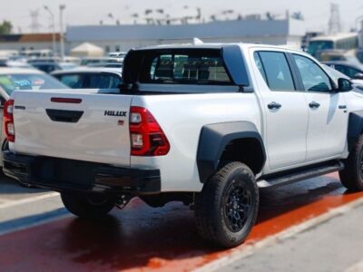 2025 Toyota Hilux GR Sport 4.0 Liters Petrol V6 Engine White Black Pickup Truck GCC Specs