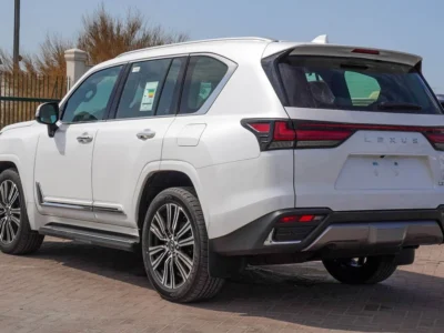 2025 Lexus LX 600 3.5 Litres V6 Petrol Engine White Tan SUV GCC Specs