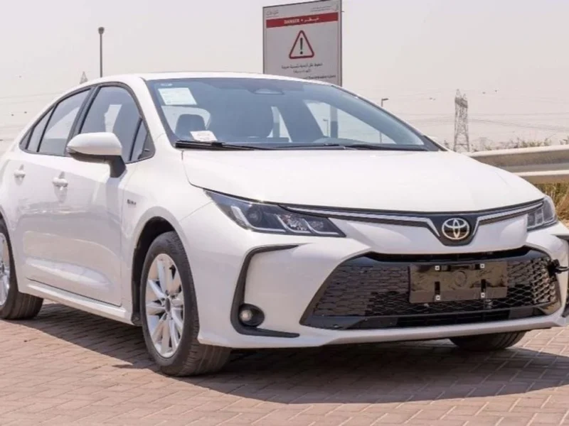 2025 Toyota Corolla 1.8L 4 Cylinder Intelligent Electric Hybrid Elite Edition White Black Sedan