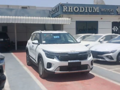 2025 KIA Seltos 1.5 Litres 4 Cylinders Petrol Engine White Black SUV Automatic FWD