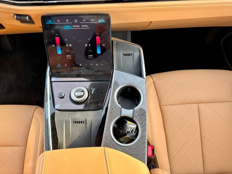 2025 Cadillac Escalade IQ Electric Vehicle Black Tan Three-row Luxury SUV AWD