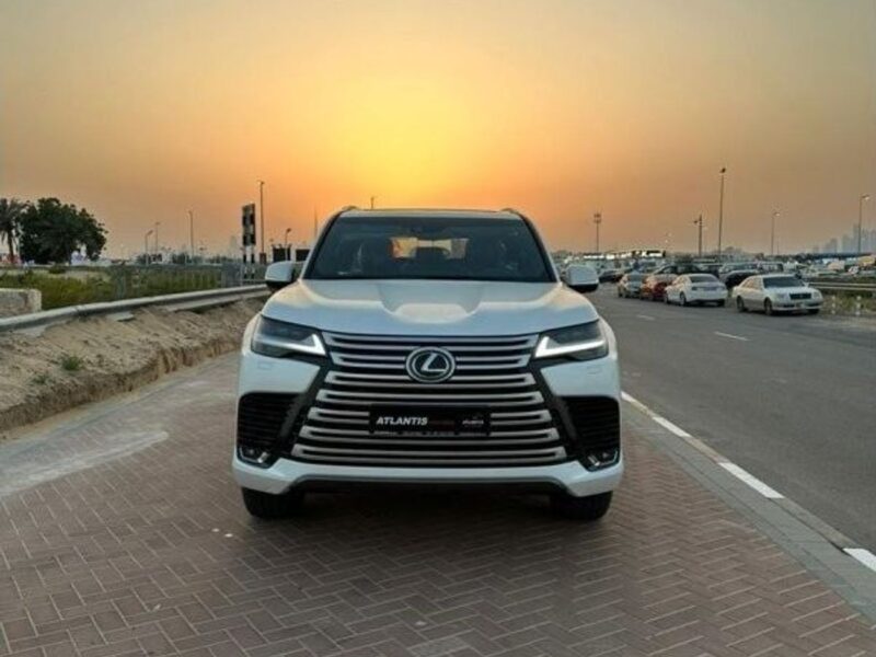 2024 Lexus LX600 Turbo Sport Signature 3.5-liter V6 Twin-Turbocharged Engine White Red SUV
