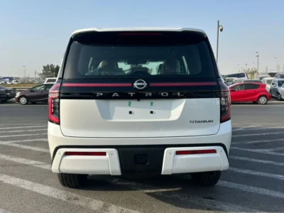 2026 Nissan Patrol Platinum 3.5-liter V6 Twin-Turbo Petrol Engine White Tan SUV GCC