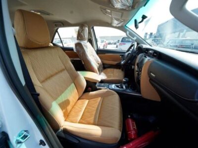 2024 Toyota Fortuner 4.0 Litres 6 Cylinders Petrol Engine White Beige SUV Automatic
