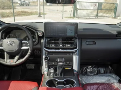 2024 Toyota Land Cruiser GR Sport 3.3-liter V6 Twin-Turbo Diesel Engine Black Red SUV GCC