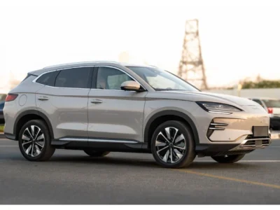 2025 BYD Song Plus Electric Vehicle Grey Beige SUV 520KM RANGE SMART DRIVING