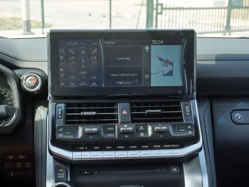 2024 Toyota Land Cruiser GR Sport 3.3-liter V6 Twin-Turbo Diesel Engine Black Red SUV GCC