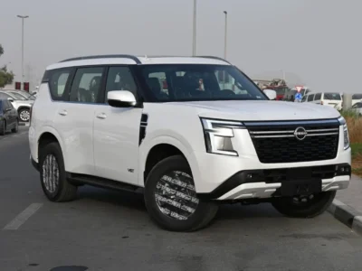 2026 Nissan Patrol 3.5-liter twin-turbo V6 Petrol Engine White Black SUV Automatic GCC