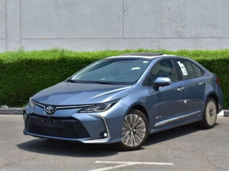 2024 TOYOTA COROLLA 2.0 Litres 4 Cylinder Petrol Engine Blue Grey Sedan Top Option