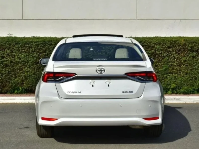 2024 TOYOTA COROLLA 2.0 Litres 4 Cylinder Petrol Engine White Grey Sedan Top Option