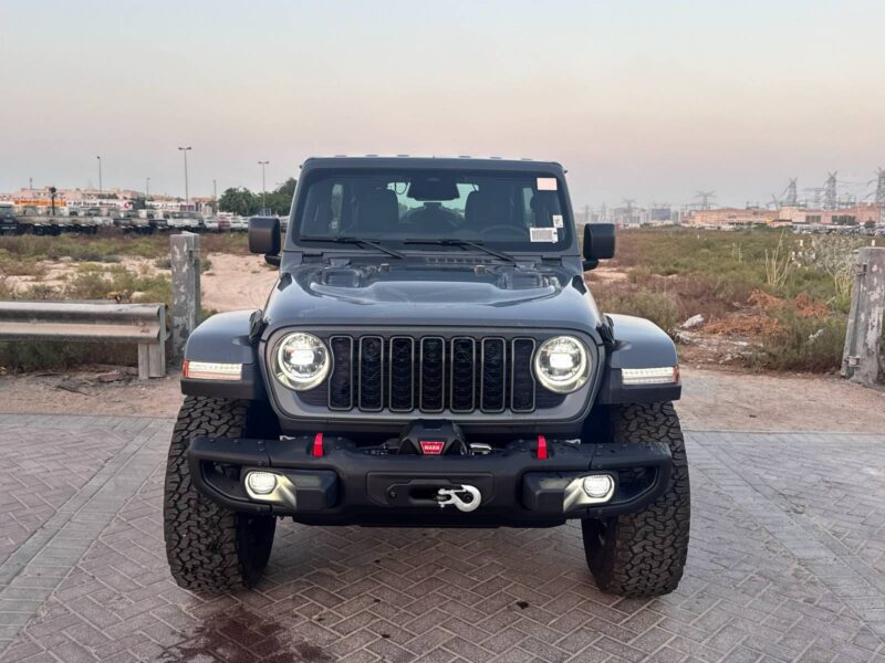 2025 Jeep Wrangler Unlimited Rubicon 2.0L Turbocharged 4-cylinder Engine Grey Black SUV