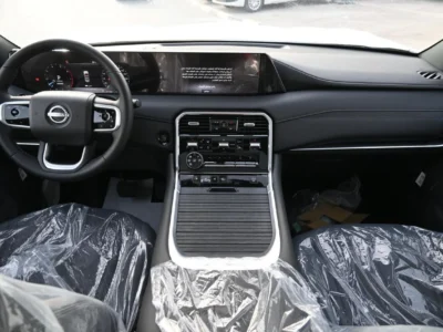 2026 Nissan Patrol 3.5-liter twin-turbo V6 Petrol Engine White Black SUV Automatic GCC