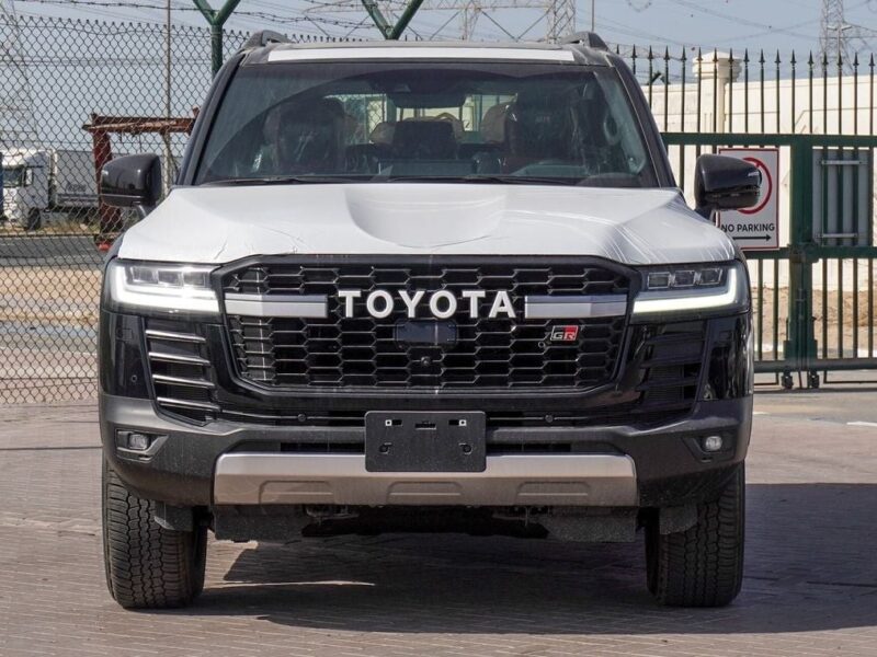 2024 Toyota Land Cruiser GR Sport 3.3-liter V6 Twin-Turbo Diesel Engine Black Red SUV GCC