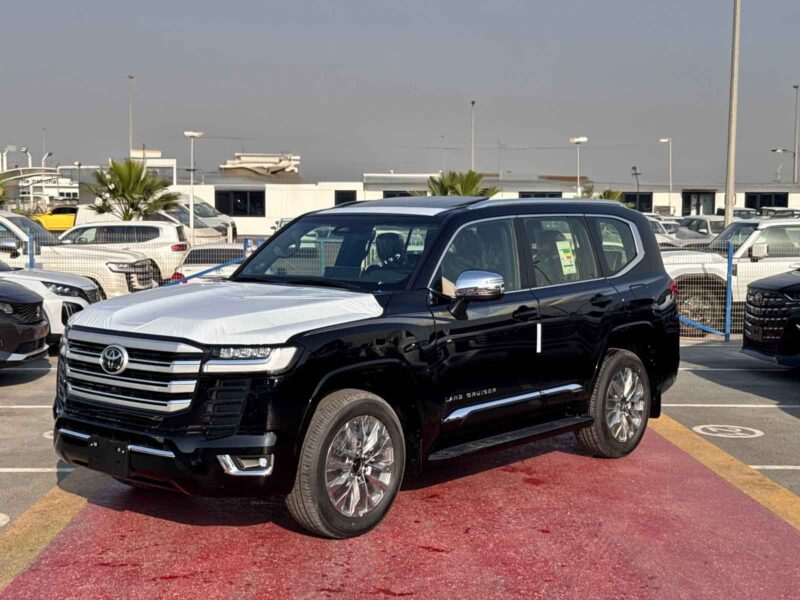2025 Toyota Land Cruiser 300 VX 4.0-liter V6, 24-valve, DOHC with Dual VVT-i Black SUV