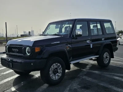 2025 Toyota Land Cruiser 70 LX 4.0L Petrol V6 Engine Black Tan SUV Automatic GCC Specs