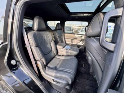 2025 Infiniti QX80 Autograph 3.5-liter twin-turbocharged V6 Engine Black SUV Automatic