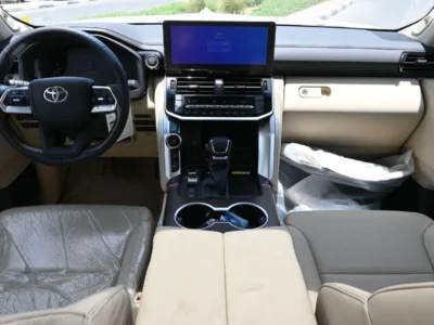 2025 Toyota Land Cruiser GXR 3.5L Twin-Turbo V6 Engine Grey Beige SUV FULL WITH KIT