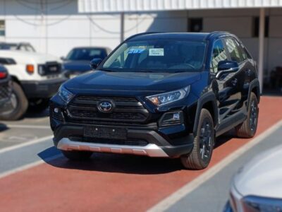 2025 Toyota RAV4 Adventure 2.5-liter 4-cylinder In-Line Petrol Engine Black White SUV