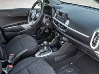 2023 Kia Picanto 1.2L Inline 4 Cylinder Petrol Engine Silver Black Hatchback Automatic