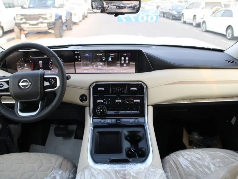2025 Nissan Patrol LE Platinum City 3.5L V6 Twin-Turbocharged Engine Black Beige SUV GCC