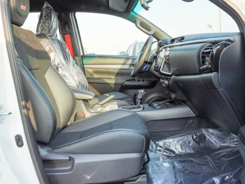 2025 Toyota Hilux GR Sport 4.0-liter V6 naturally aspirated Petrol White Black Pickup Truck