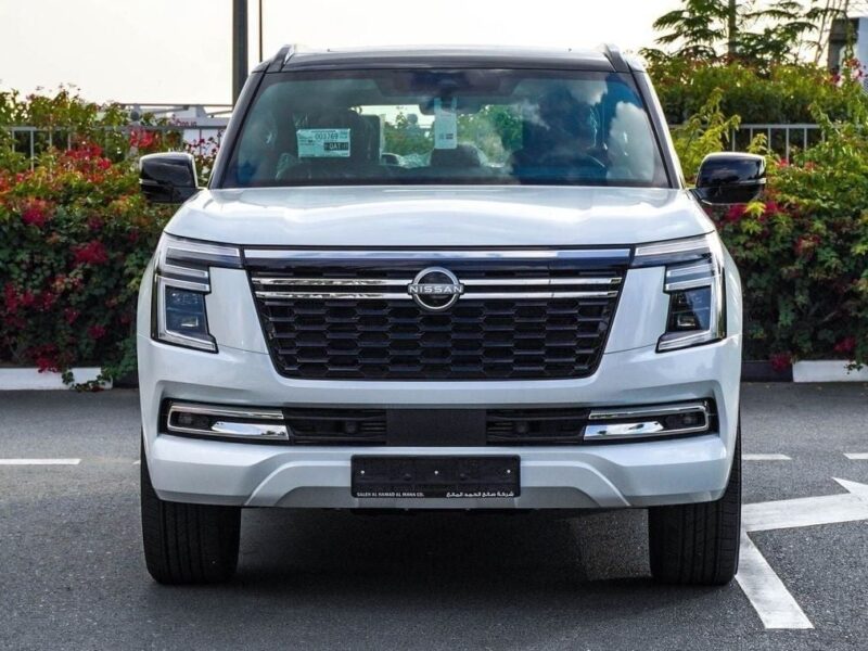 2026 Nissan Patrol LE 3.5 Litres Twin-Turbo V6 Petrol Engine White Red SUV GCC Specs