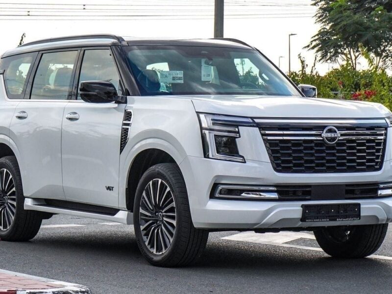 2026 Nissan Patrol LE 3.5 Litres Twin-Turbo V6 Petrol Engine White Red SUV GCC Specs