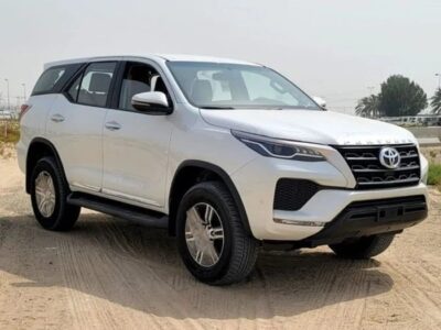 2023 Toyota Fortuner 2.7 Liters 4 Cylinders Petrol Engine White Tan SUV Automatic GCC Specs