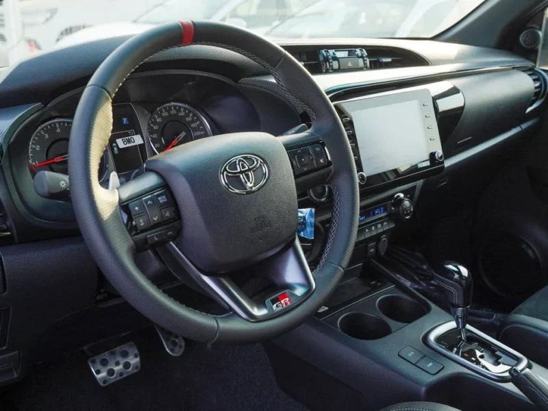 2025 Toyota Hilux GR Sport 4.0-liter V6 naturally aspirated Petrol White Black Pickup Truck