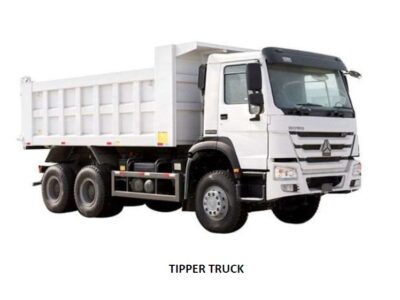Tipper Truck Available for rent on Daily, Weekly, Monthly and Yearly Basis