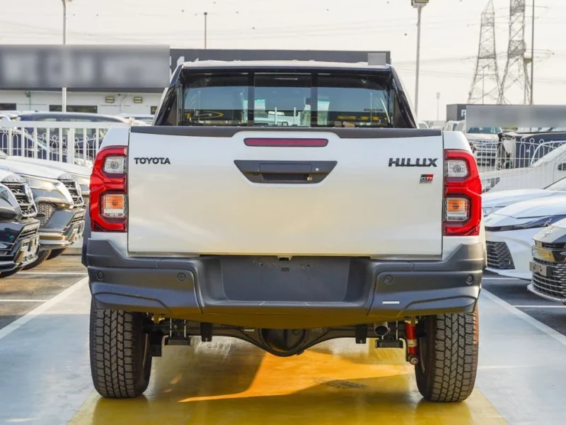 2025 Toyota Hilux GR Sport 4.0-liter V6 naturally aspirated Petrol White Black Pickup Truck